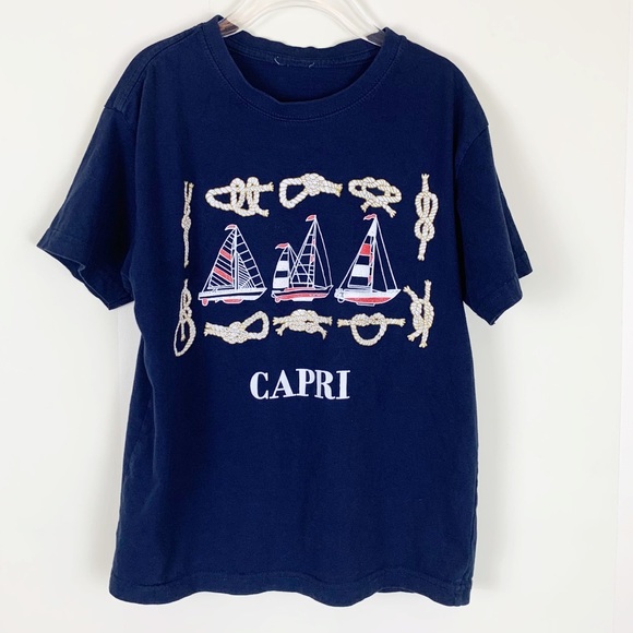 Capri Boy’s Blue T-Shirt - Picture 3 of 3